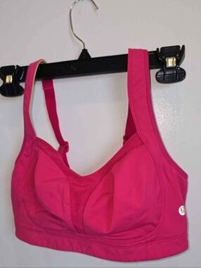 lululemon athletica Bright Pink Supportive Sports Bra - 32DD